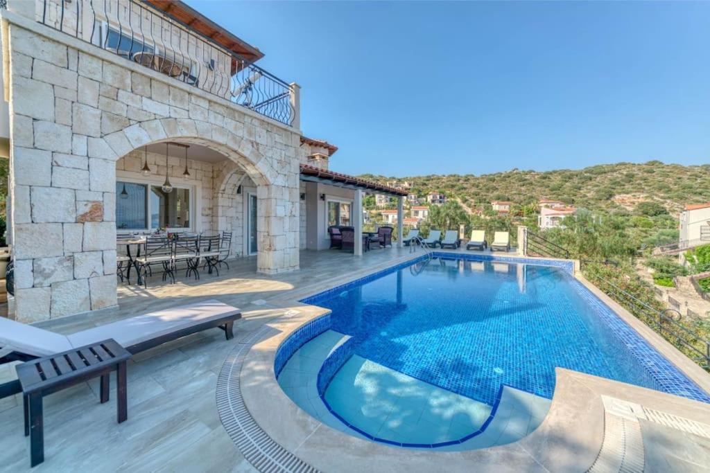 Villa Yaz Amazing Sea View And Meis Island View Kaş Zewnętrze zdjęcie